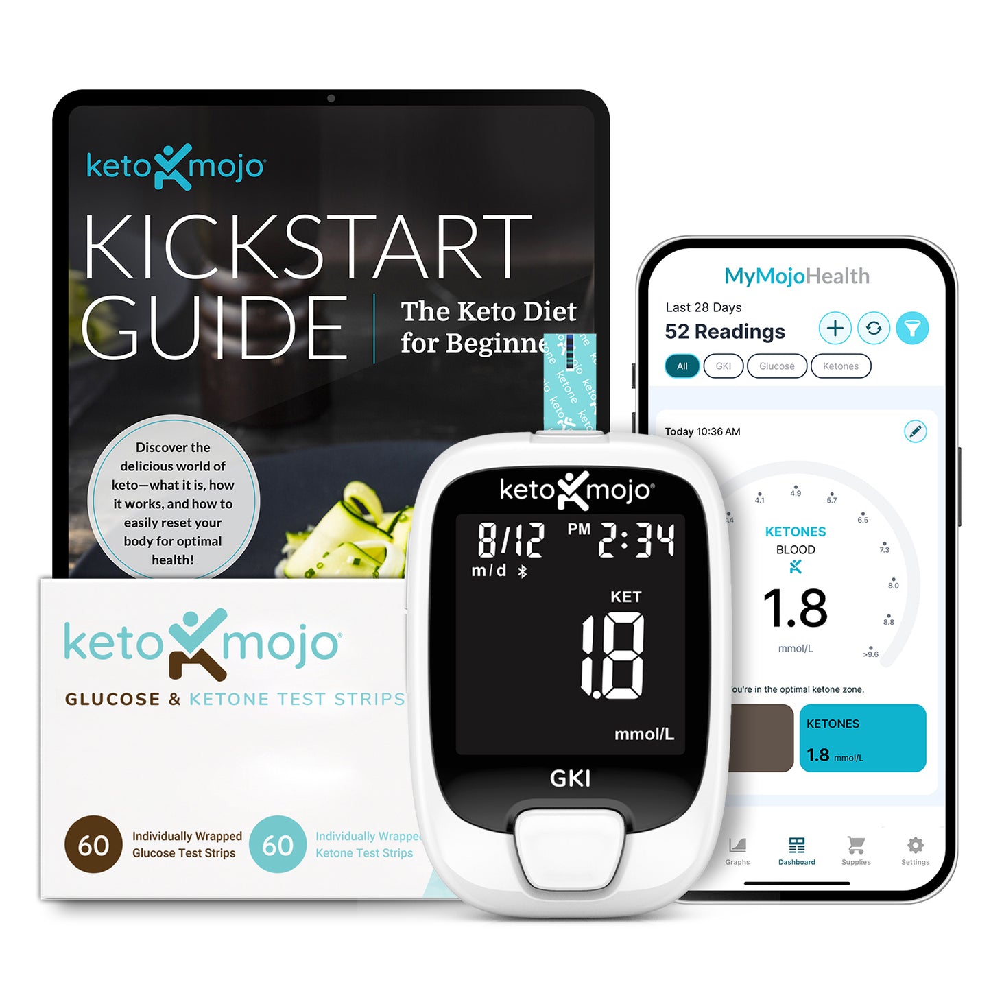 PROMO BUNDLE - GKI Blood Glucose & Ketone Meter Kit